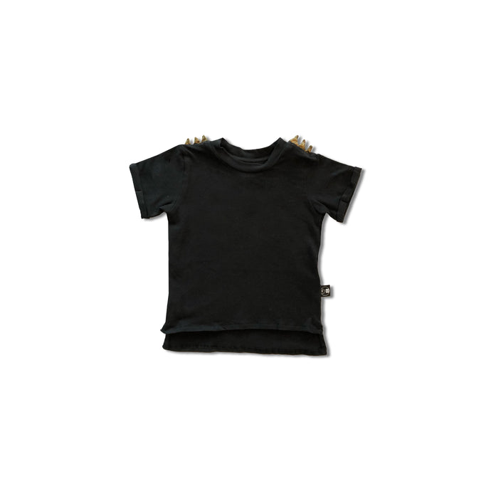 Spike Tee – Black and Gold