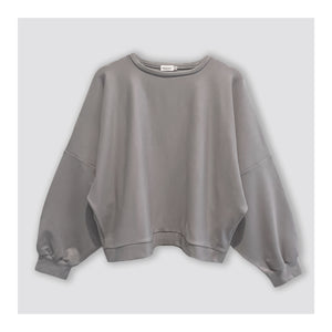 Boxy sweatshirt - Fog